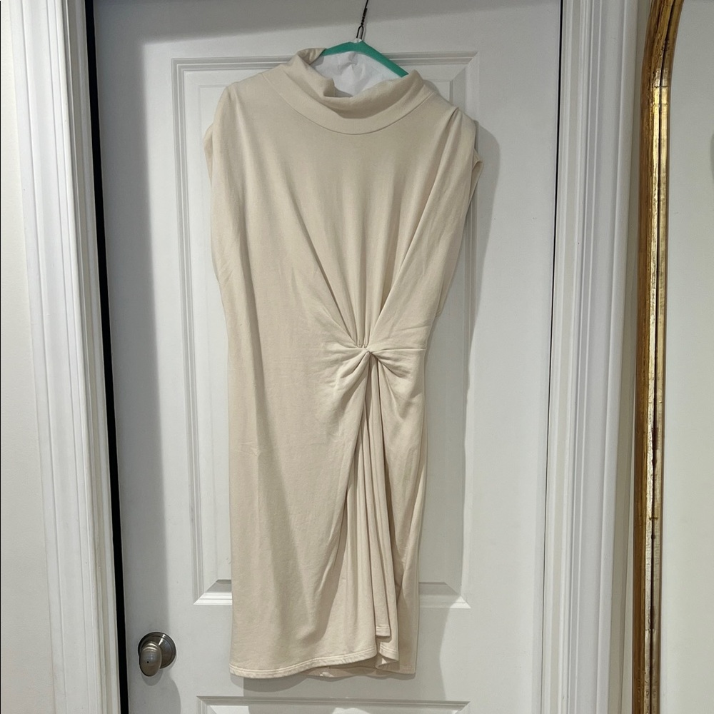 Stateside Cream Twist Mini Dress